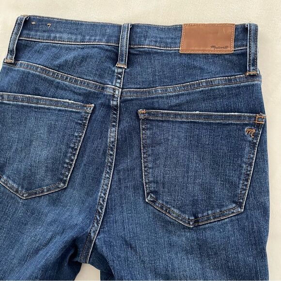 Madewell 10" High Rise Skinny Jeans: Drop Hem Edition Medium Wash, Size 25 NWOT - Picture 10 of 13